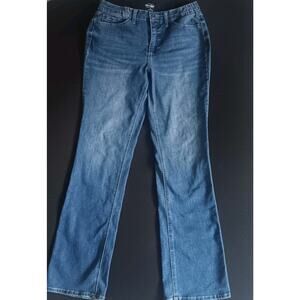 Threadgrit Jeans Womens 30 Bootcut Medium Wash Blue Denim Western Outdoor Wear